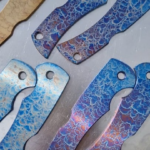 Backlock titanium frame , elmax blade folders coming soon .