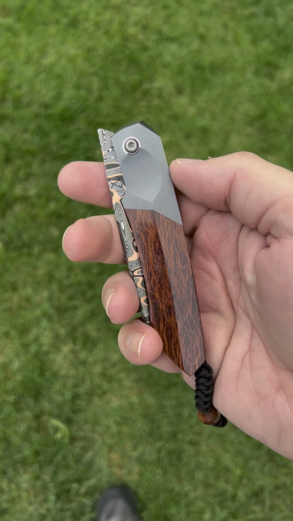 NKD - a new unnamed model from Florian Keller with some of the best looking Damascus I’ve seen