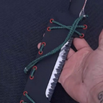 Would you trust this in a zombie apocalypse?🧟🤣Handmade,leaf spring steel,G10