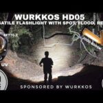 [2026] Wurkkos HD05 - Powerful Versatile 21700 Flashlight: Spotlight, Fl...