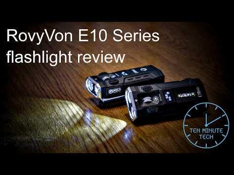 RovyVon E10 Series PRO & MAX flashlight review