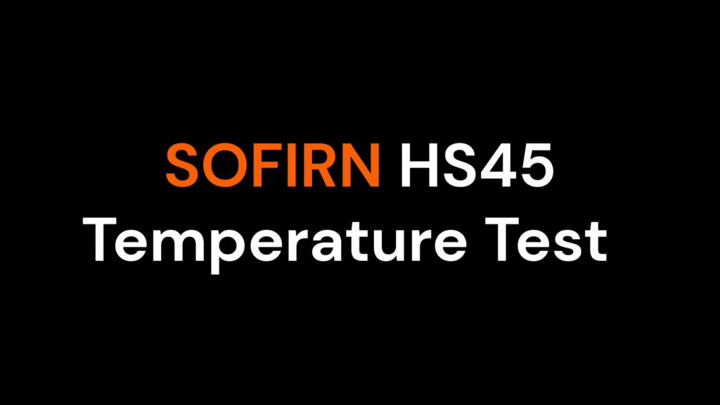 HS45 Temperature Test V2 Full runtime and without fan (active colling)