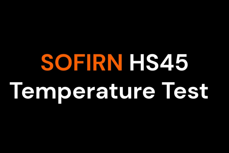 HS45 Temperature Test V2 Full runtime and without fan (active colling)