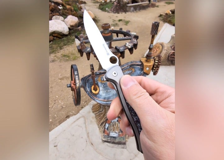 Spyderco Slym integral knife