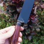 Working on a gaucho knife.