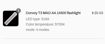 First flashlight purchased. Thanks for the help everyone.