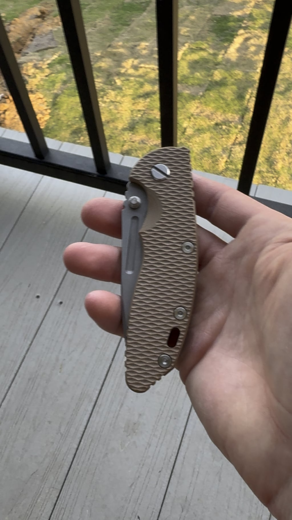 XM-18 in the pocket today, my first Hinderer