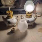 Converting 1960s oil lamps