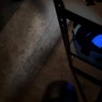 Hand under 365nm UV flashlight + through sunglasses. What is this??