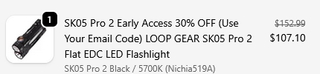 The SK05 Pro II early access 30% off code thing is scummy?