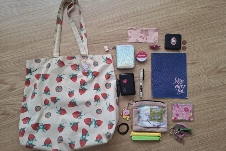 What can you tell about me based on my bag?