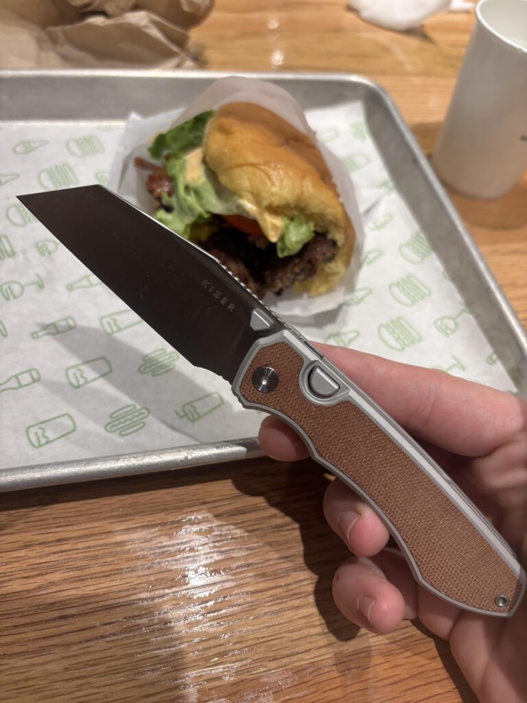 Blade HQ went the extra mile to get me this beautiful Kizer Wharning!