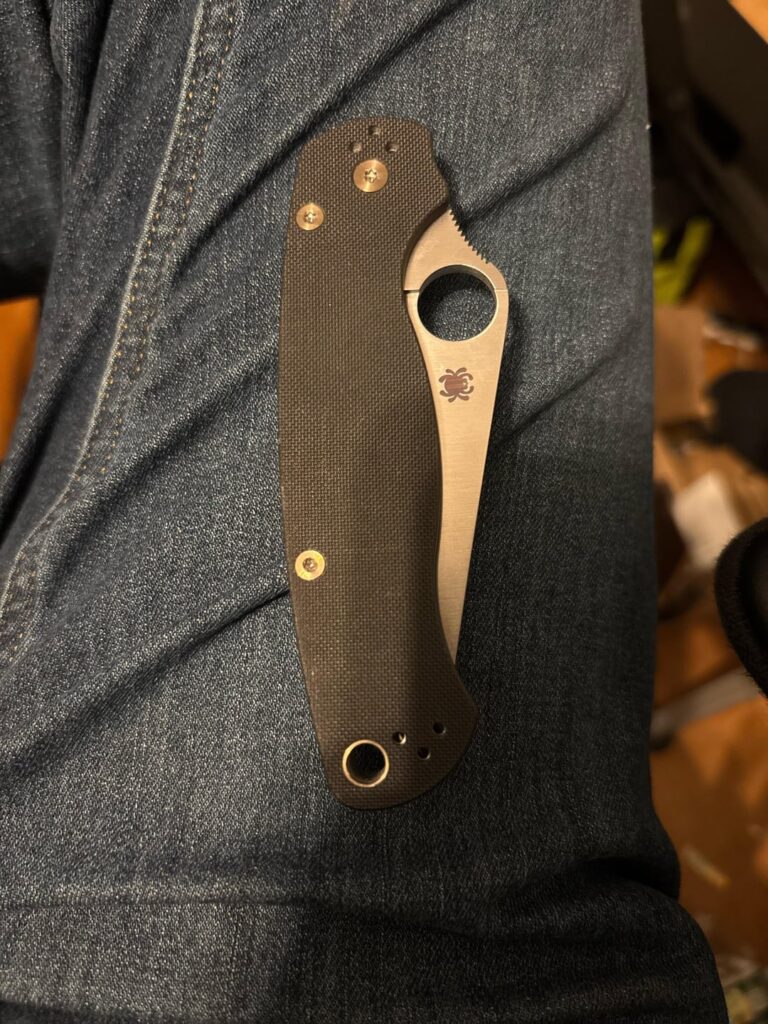My Lightly Customized Spyderco Paramilitary 2 Left Hand Variant