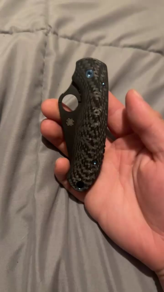 First time modding my spyderco