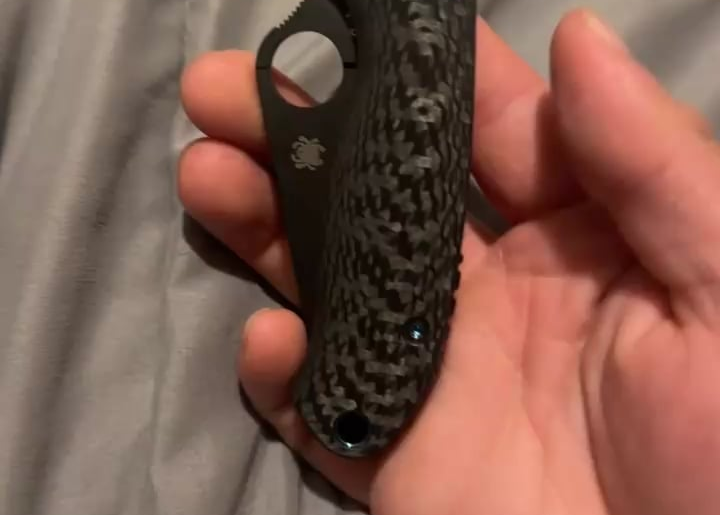 First time modding my spyderco