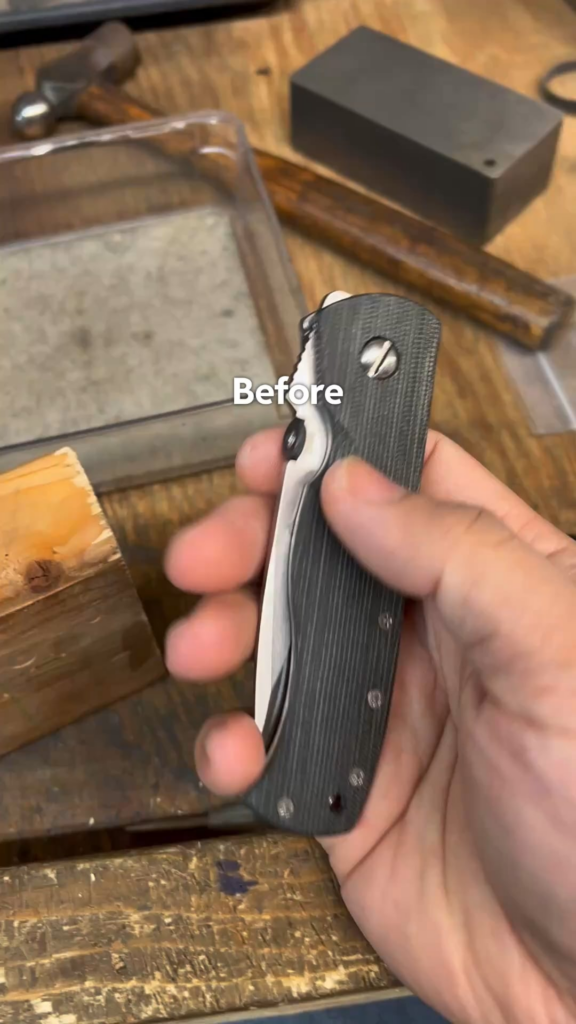 Factory lock geometry was faulty so I recut it.