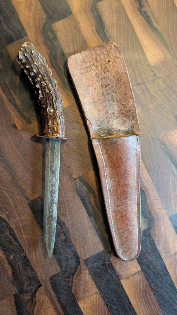 My Great Grandfathers handmade hunting knife