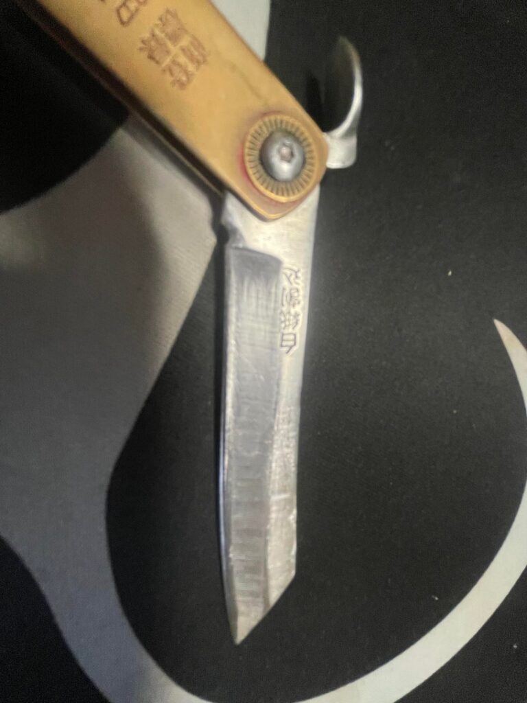 Asian knife after a year of use