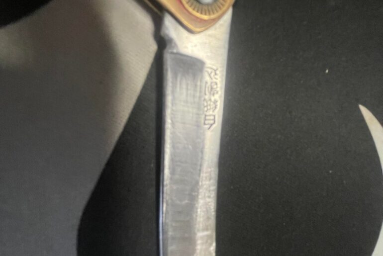 Asian knife after a year of use