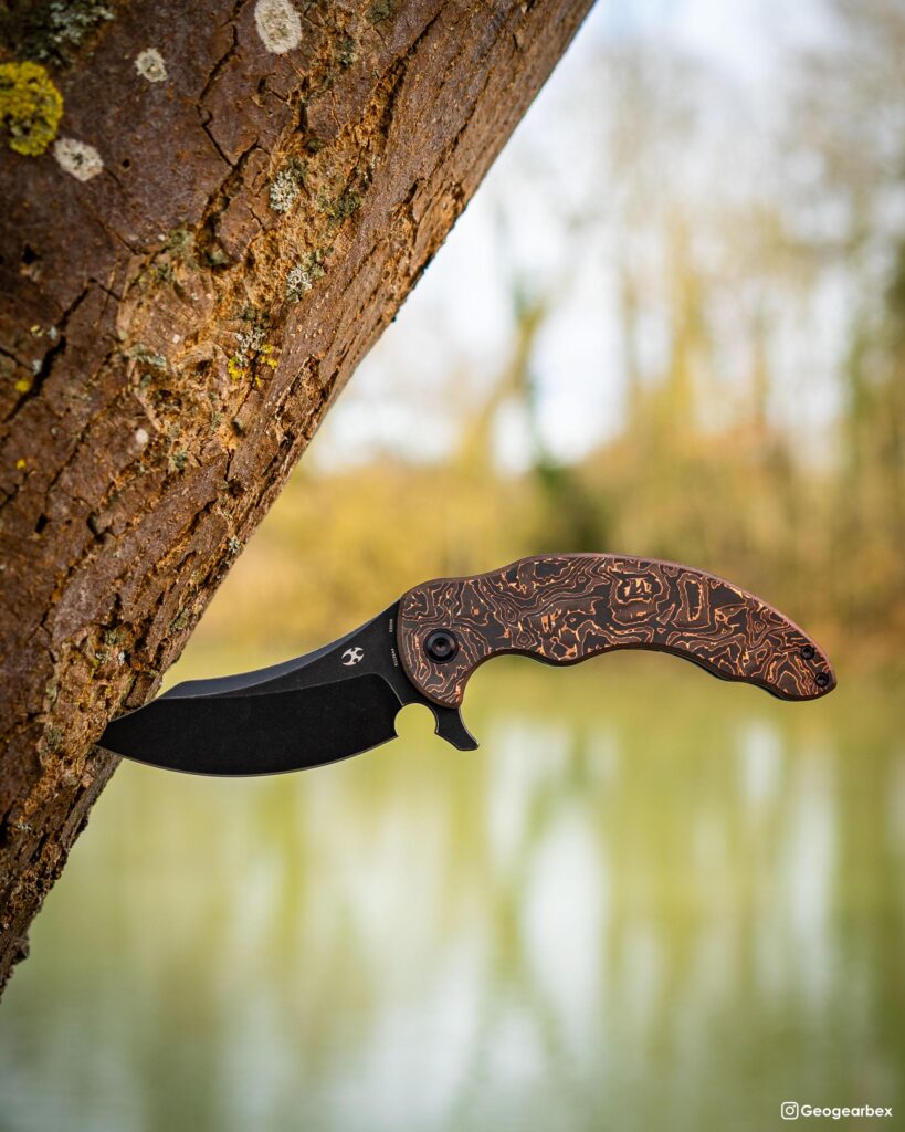 Let's go for a crazy #carbonfiberfriday knife with the kansept Gilgamesh 🤩