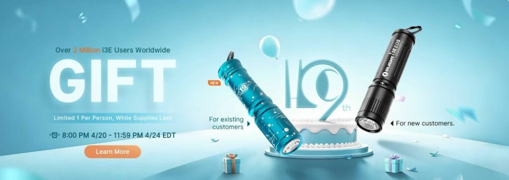 Heads Up. Olight i3E Promotion.