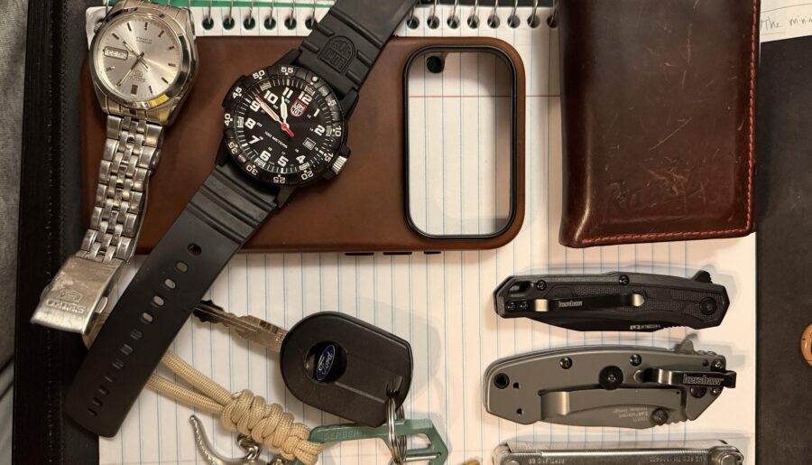 A leather loving student’s EDC