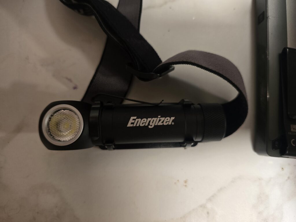 Rechargeable energizer headlamp