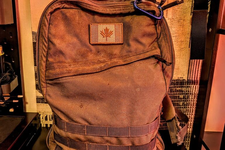 Walking in the woods