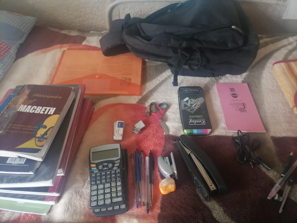 Edc as a high school student in a NO technology school.