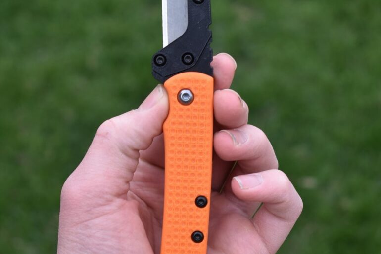 I designed and 3d printed a friction folder utility knife.