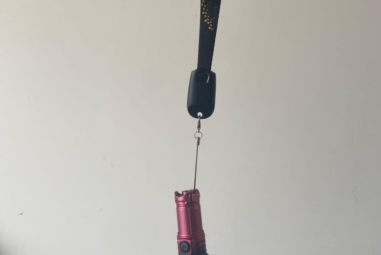 Put on a cable lanyard today