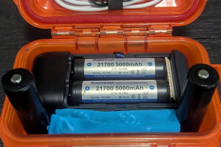 Spare battery kit for camping. It's silly but I'm excited about it