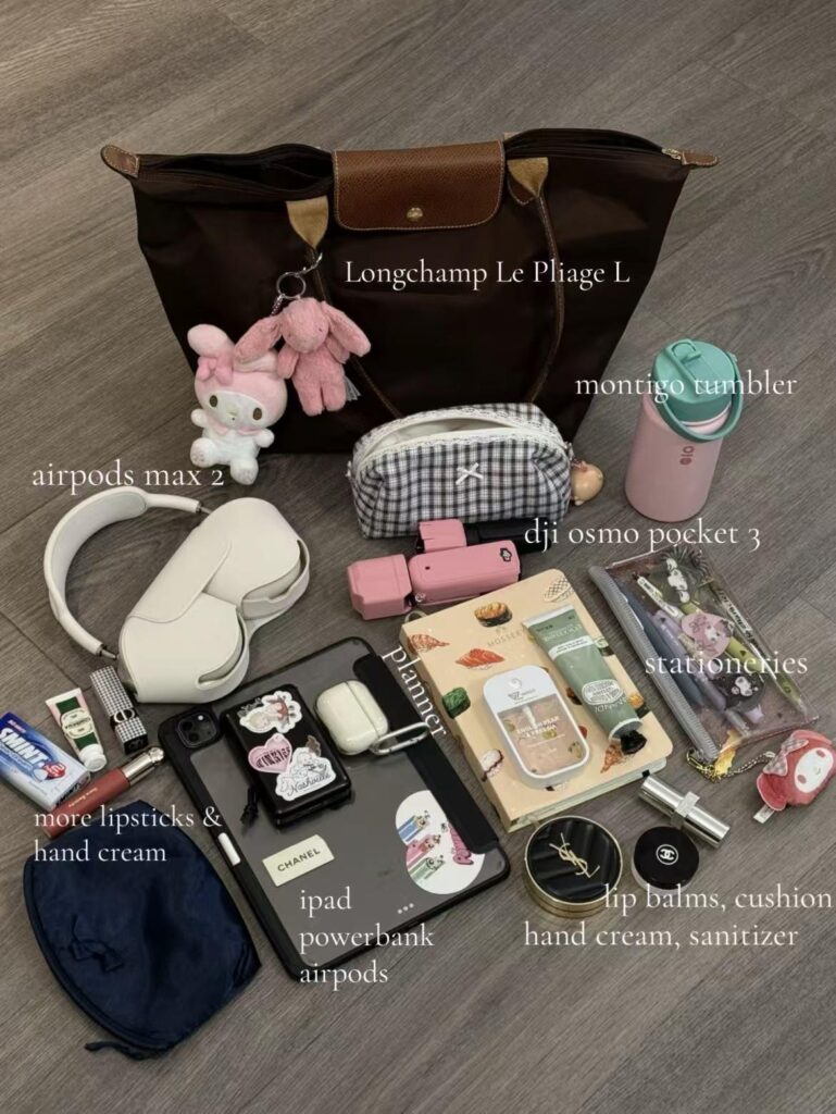 What’s in my bag: College student daily carry 🎀