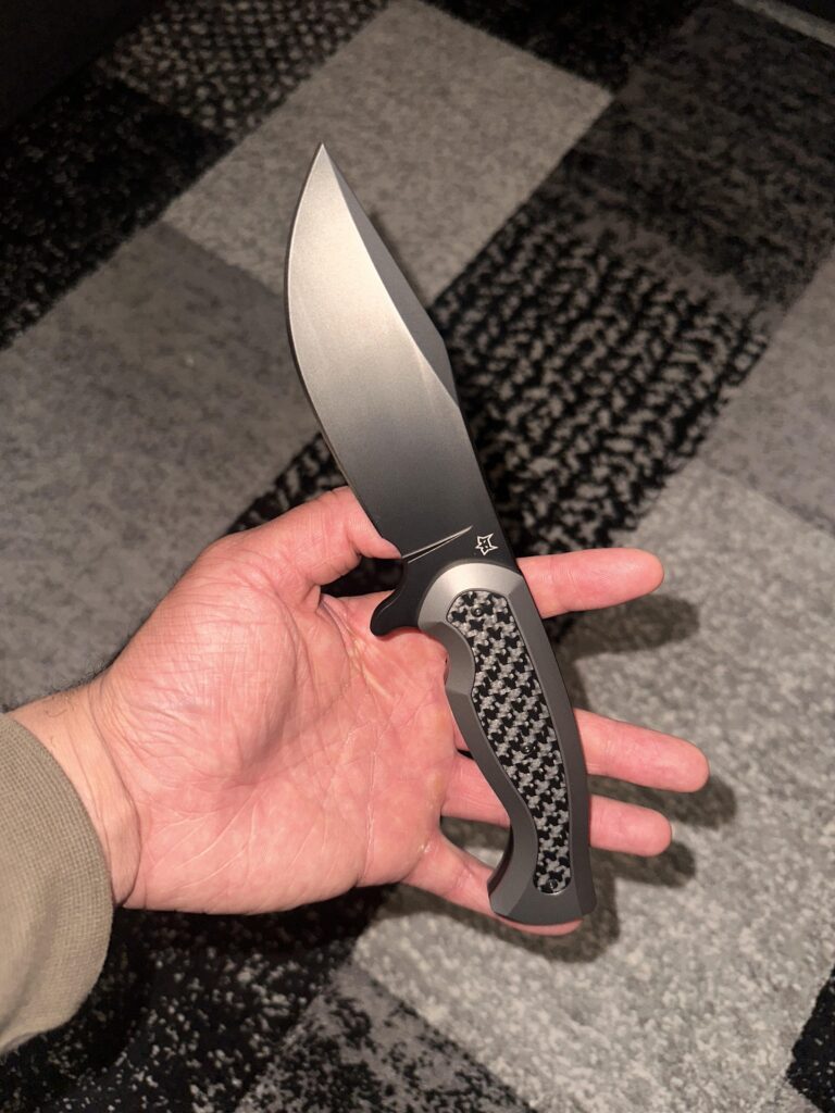Fox Eastwood Tiger - Titanium/Carbon Fibre - Fixed Blade