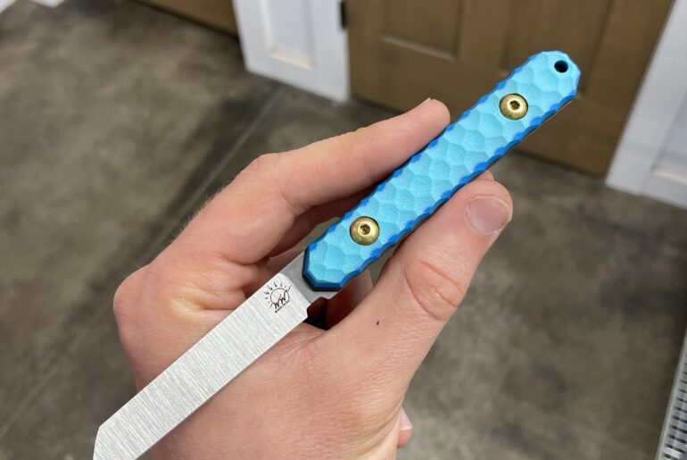 Finished this guy yesterday! 1/16” AEB-L w/ layered G10