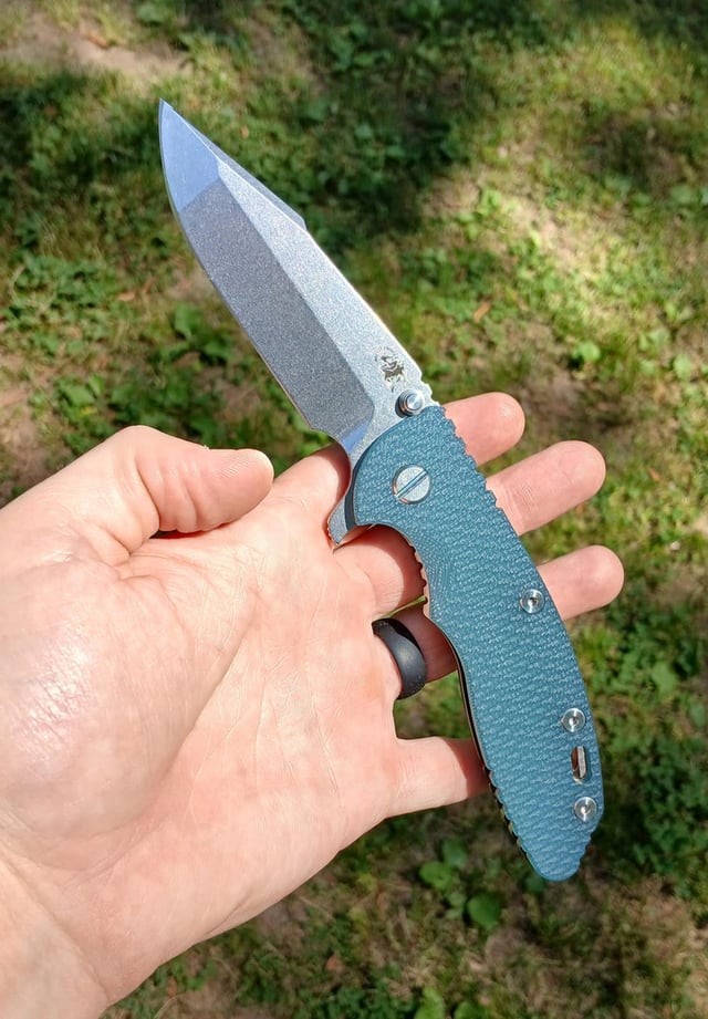 XM-18 3.5" Rit Dyed natural G10 scale