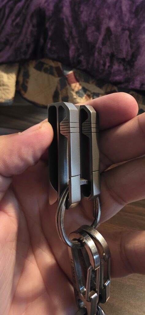 Belt clip upgrade to full titanium