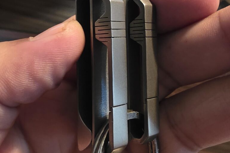 Belt clip upgrade to full titanium