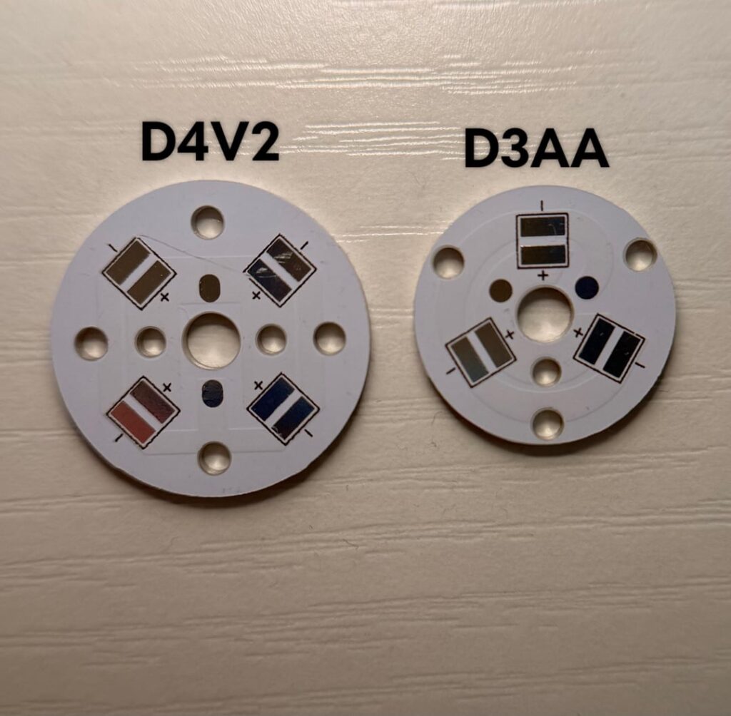 My prototypes PCBs for D3AA and D4V2 are here.
