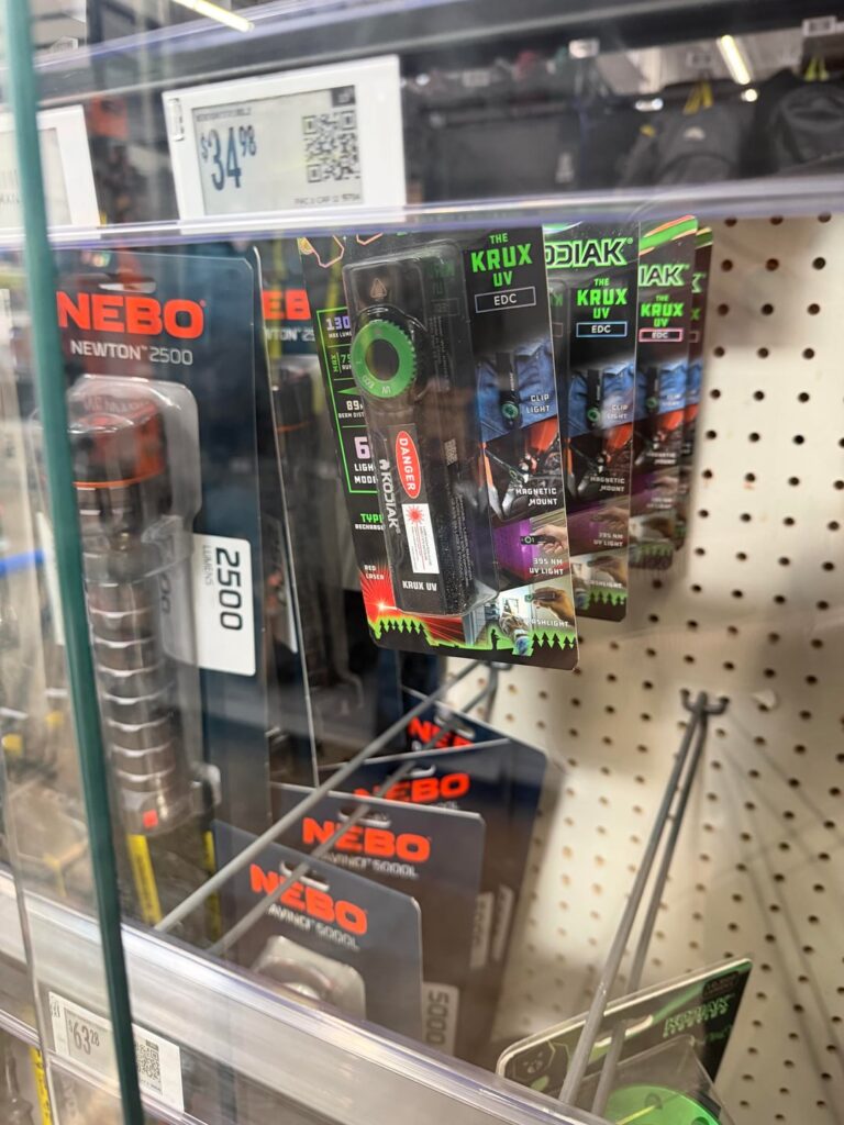 Seems like Walmart is upping their flashlight game.