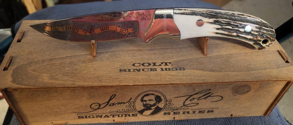 Colt Stag Commemorative fixed blade