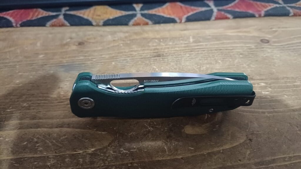 Added G10 to my Honey Badger Flipper Medium 8cr13mov