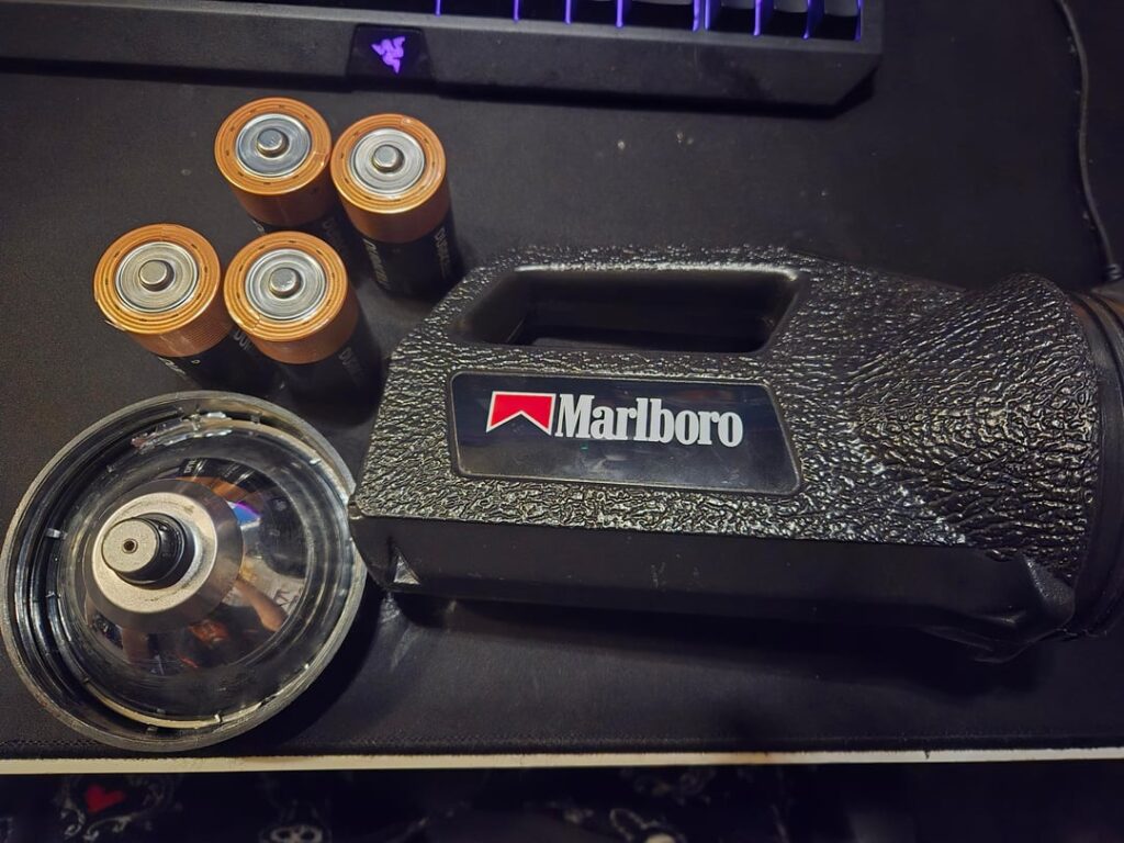 old coleman flashlight not working