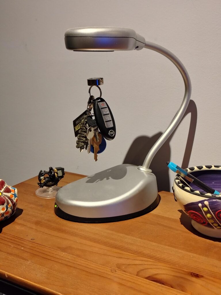 My levitating key ring