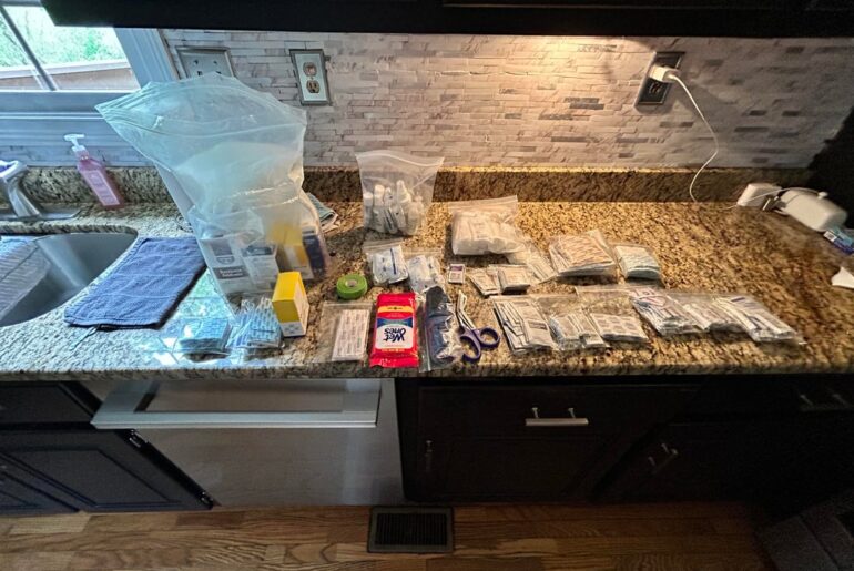 Finally getting my first aid supplies, organized, and making EDC packs to carry.