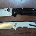 the spyderco manix 2 XL and the button lock civivi praxis have the two most incredibly ergonomic grip shape when held in your hand