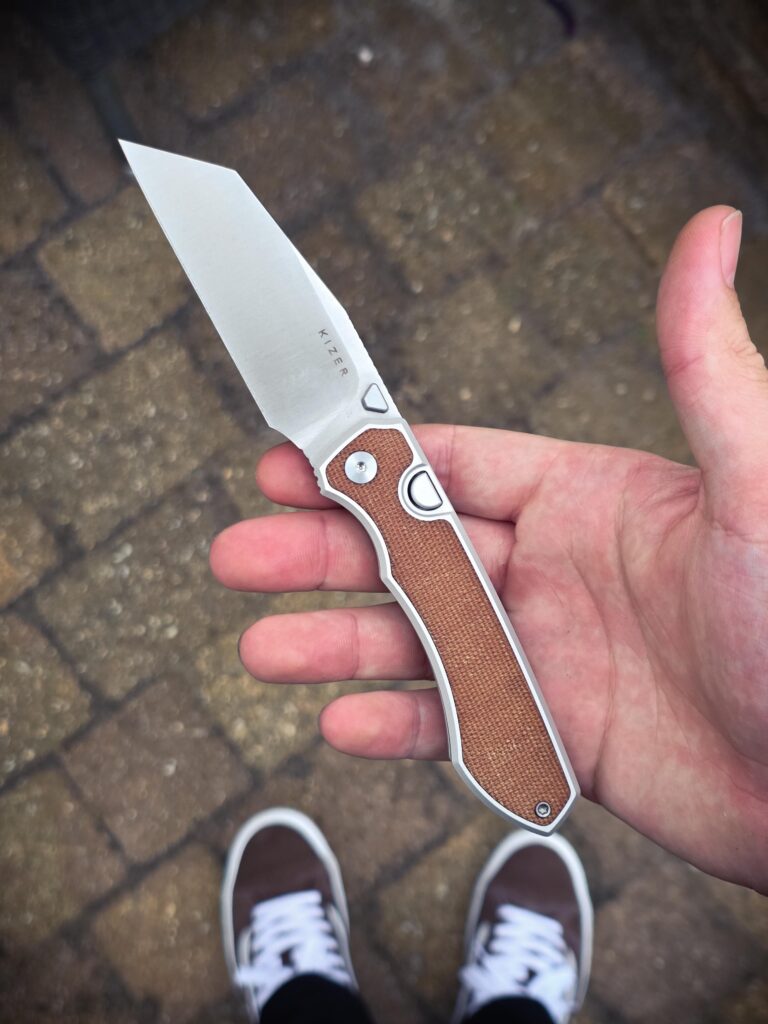 Amazing design, curious how Kizer's S45VN will perform