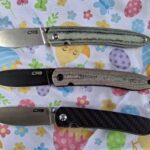 Almost Easter.... CJRB Rias, one in each steel. 12C27, RPM9, and S35VN