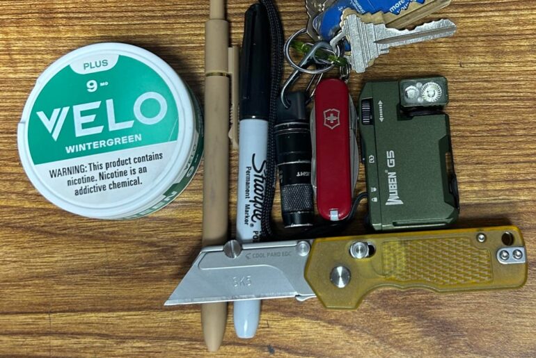Pocket and bag edc