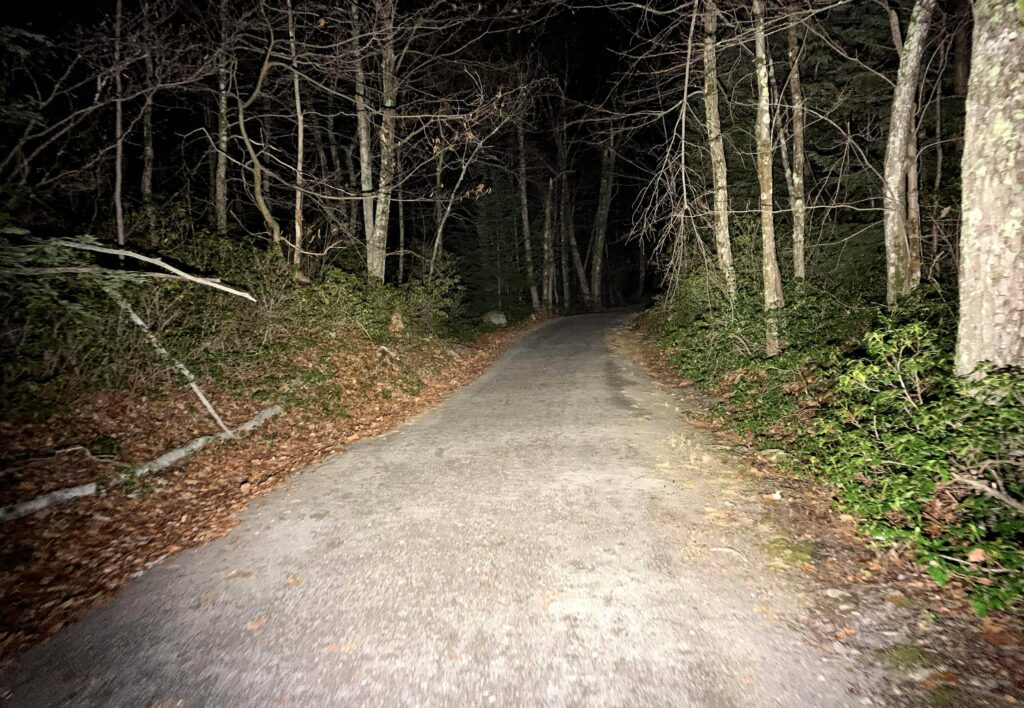 D18 Beamshot. Other hiker Now thats a proper flashlight